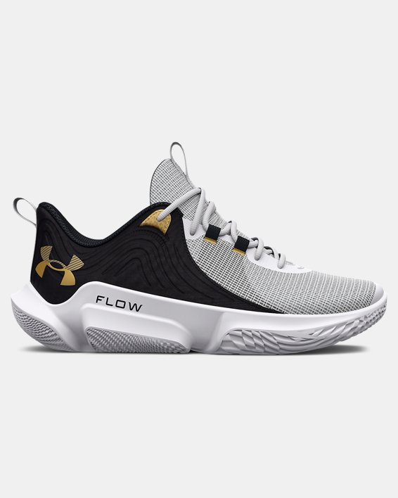 Unisex UA Flow FUTR X 2 Basketball Shoes in White image number 0